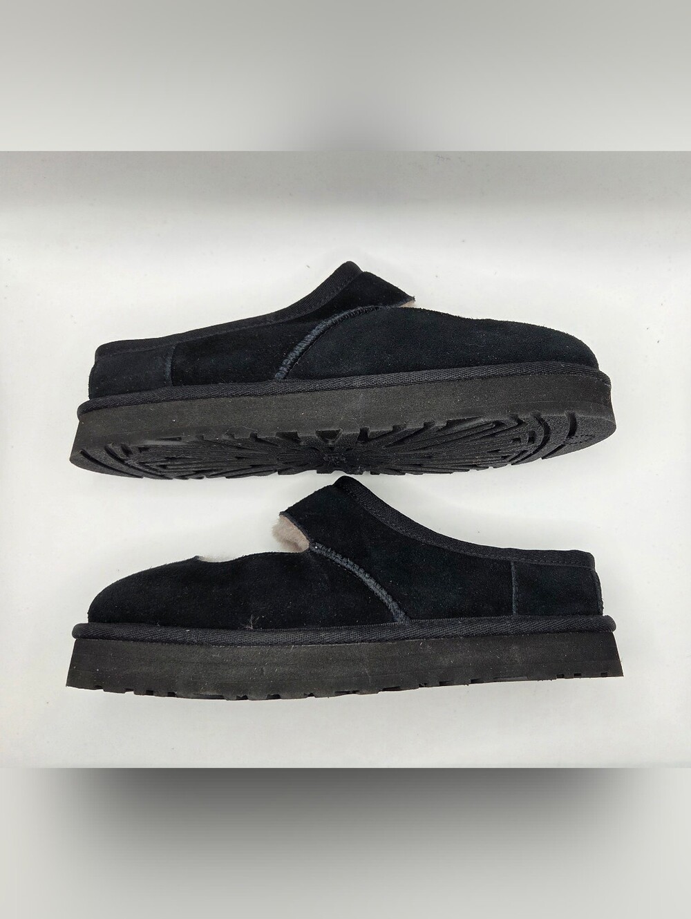 Ugg Kids Black Suede Mary Jane Slip-Ons